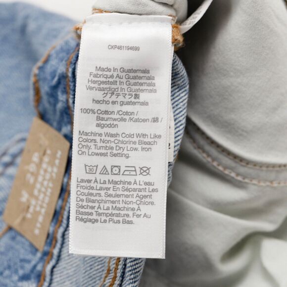 Madewell The Petite Perfect Vintage High Rise Jean Light Blue Size 29P 3265 - Picture 4 of 6